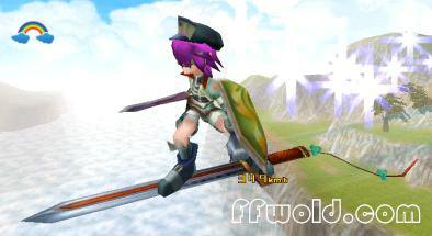 老飞飞，飞剑御空飞行